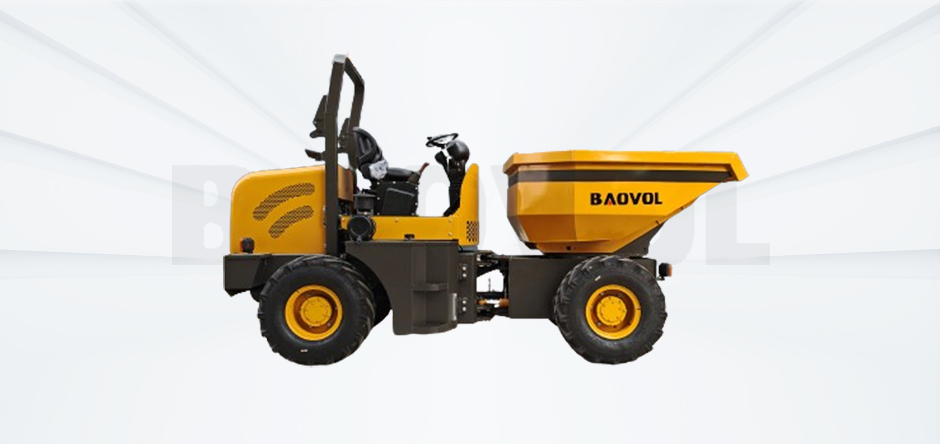 建筑工地翻斗車